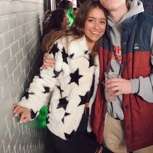 star fuzzy jacket